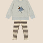petit piao baby set met print