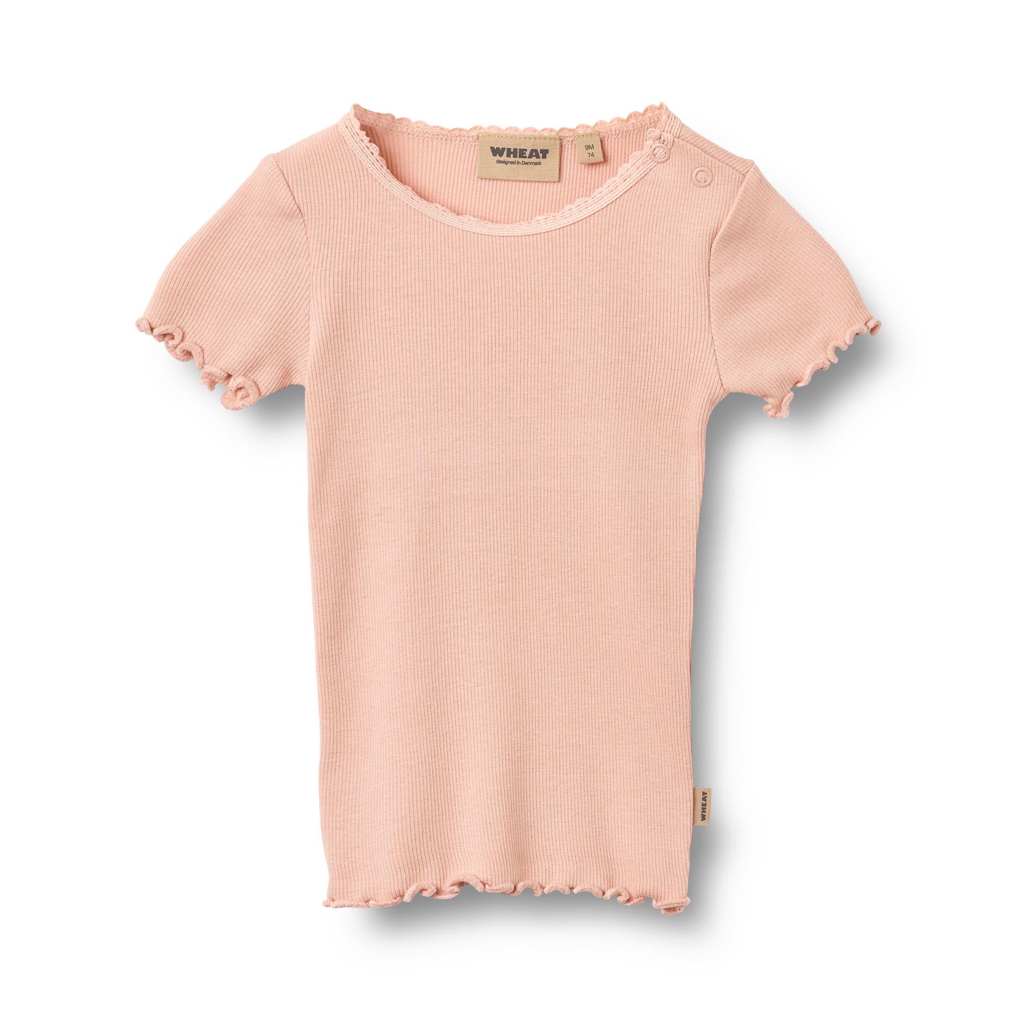 wheat Katie rib t-shirt short sleeve