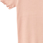 wheat Katie rib t-shirt korte mouwen