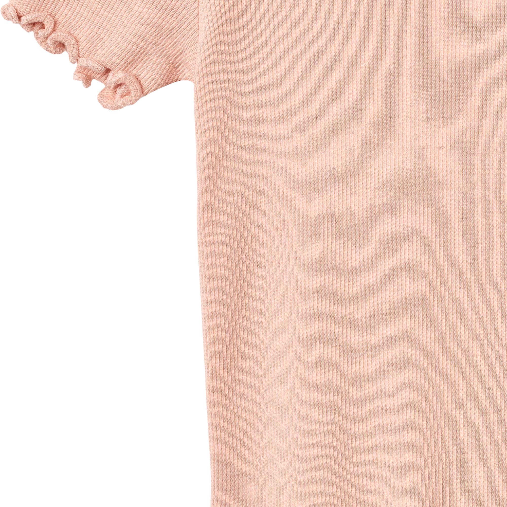 wheat Katie rib t-shirt korte mouwen