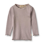 wheat t-shirt lange mouwen Reese paars