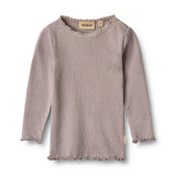 wheat t-shirt lange mouwen Reese paars