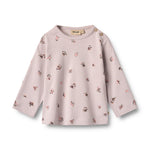 Wheat t shirt Marit roze bloemen