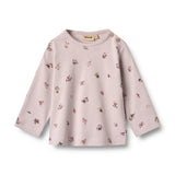 Wheat t shirt Marit roze bloemen