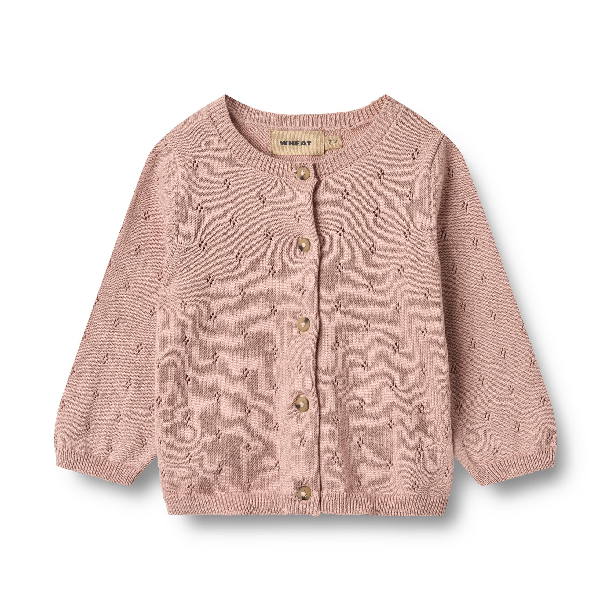 gebreid vestje Maia roze