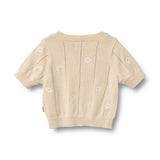 wheat gebreide top malvina madeliefjes borduursel