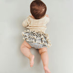 wheat gebreide top met madeliefjes baby's