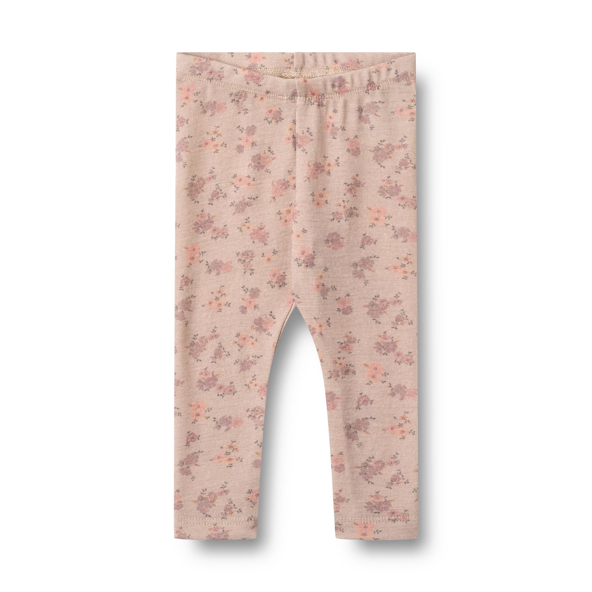 Wheat wollen legging agi bloem