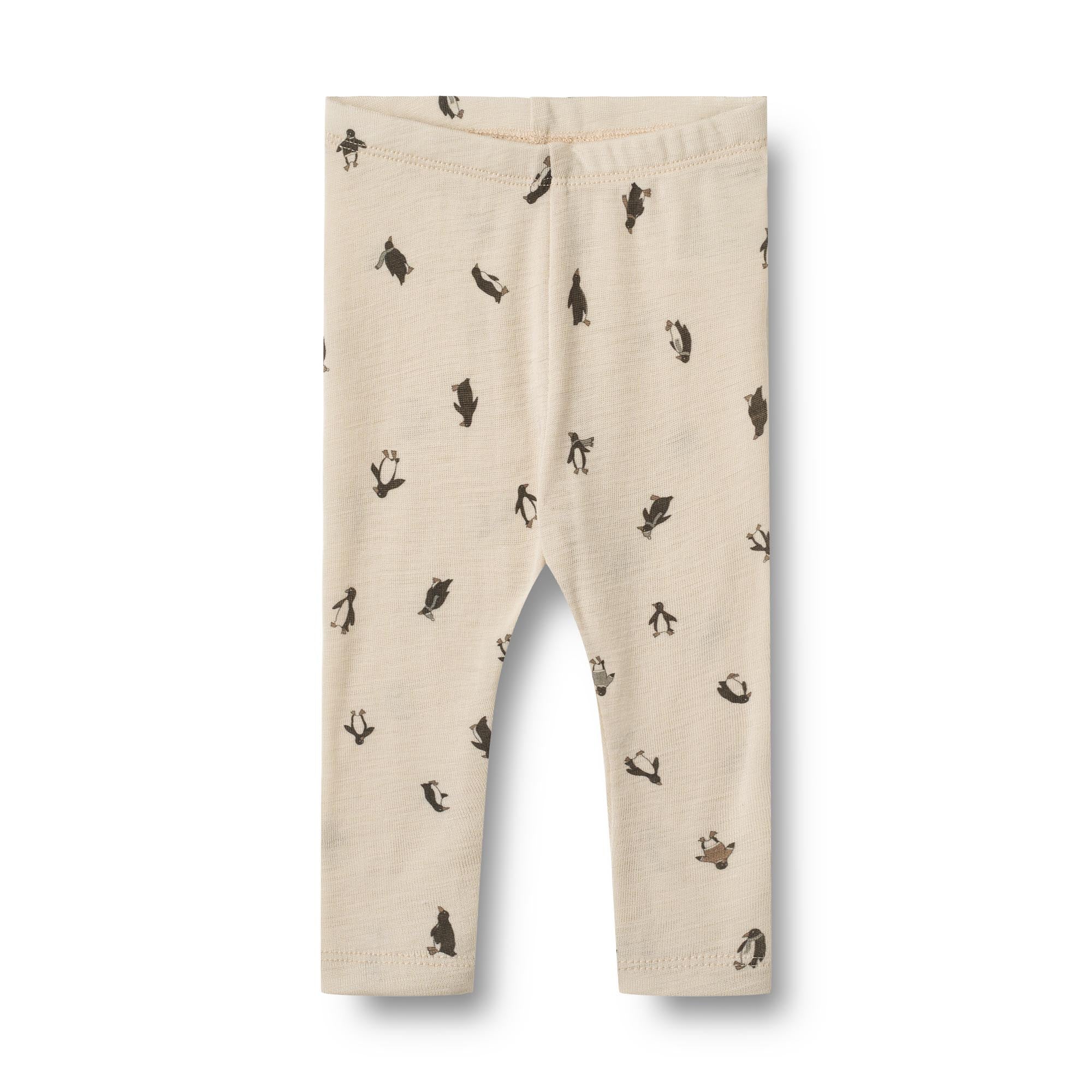 Wheat wollen legging pinguin