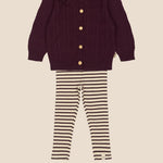 bordeaux rode set baby's