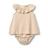wheat jurk en romper voor meisjes met bloemenprint