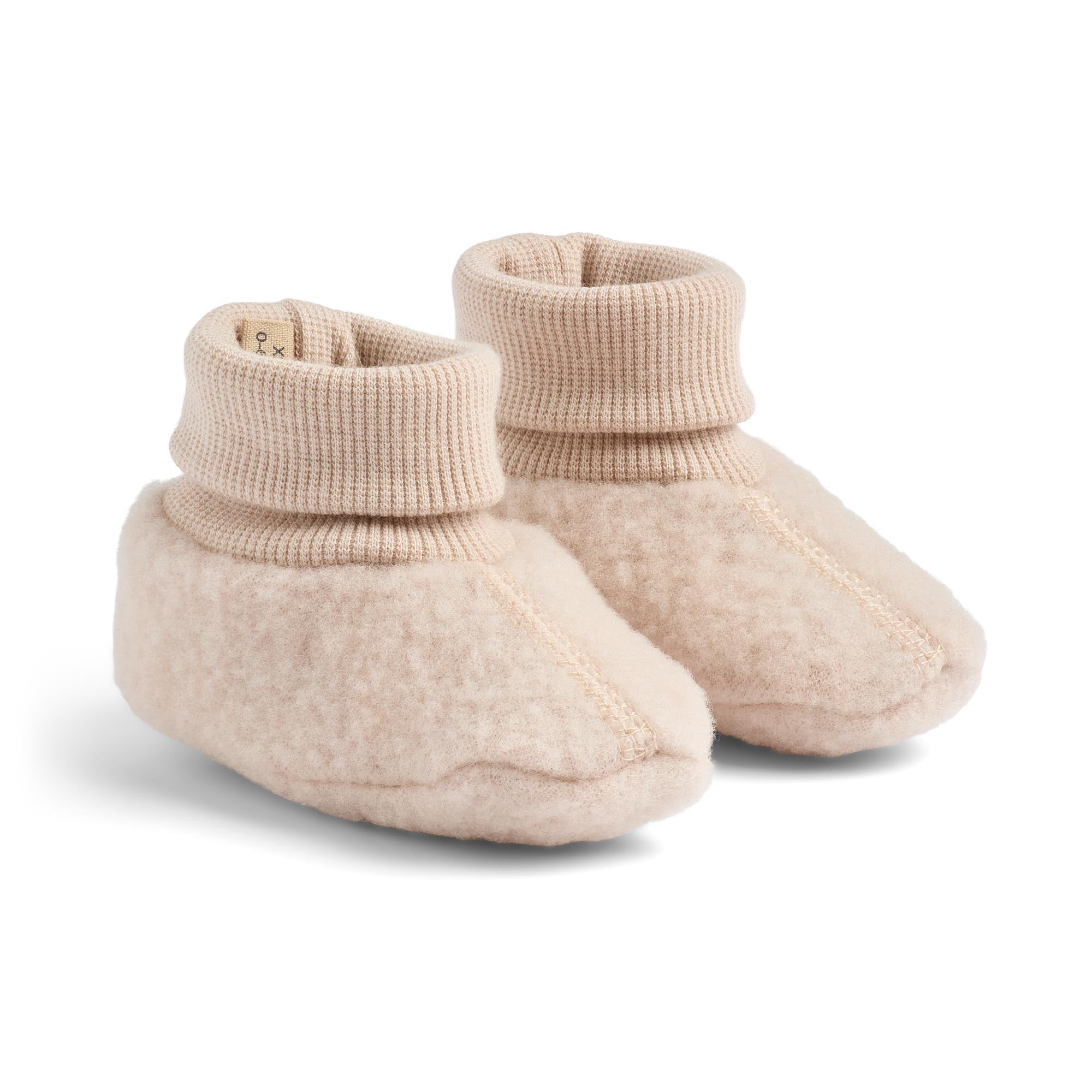 Wheat wool bootie pink girls