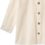 wheat luchtige blouse oscar beige met knoopjes