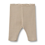 Wheat Silas broek gestreept beige bruin