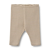 Wheat Silas broek gestreept beige bruin