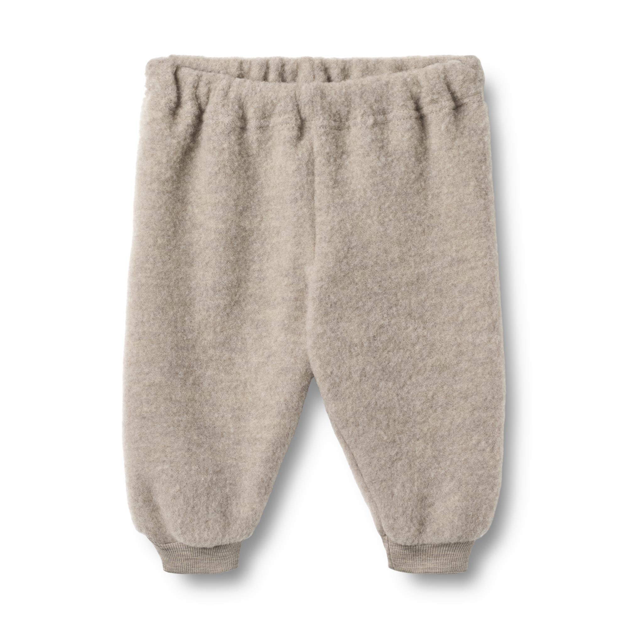 Wheat wollen broekje taupe
