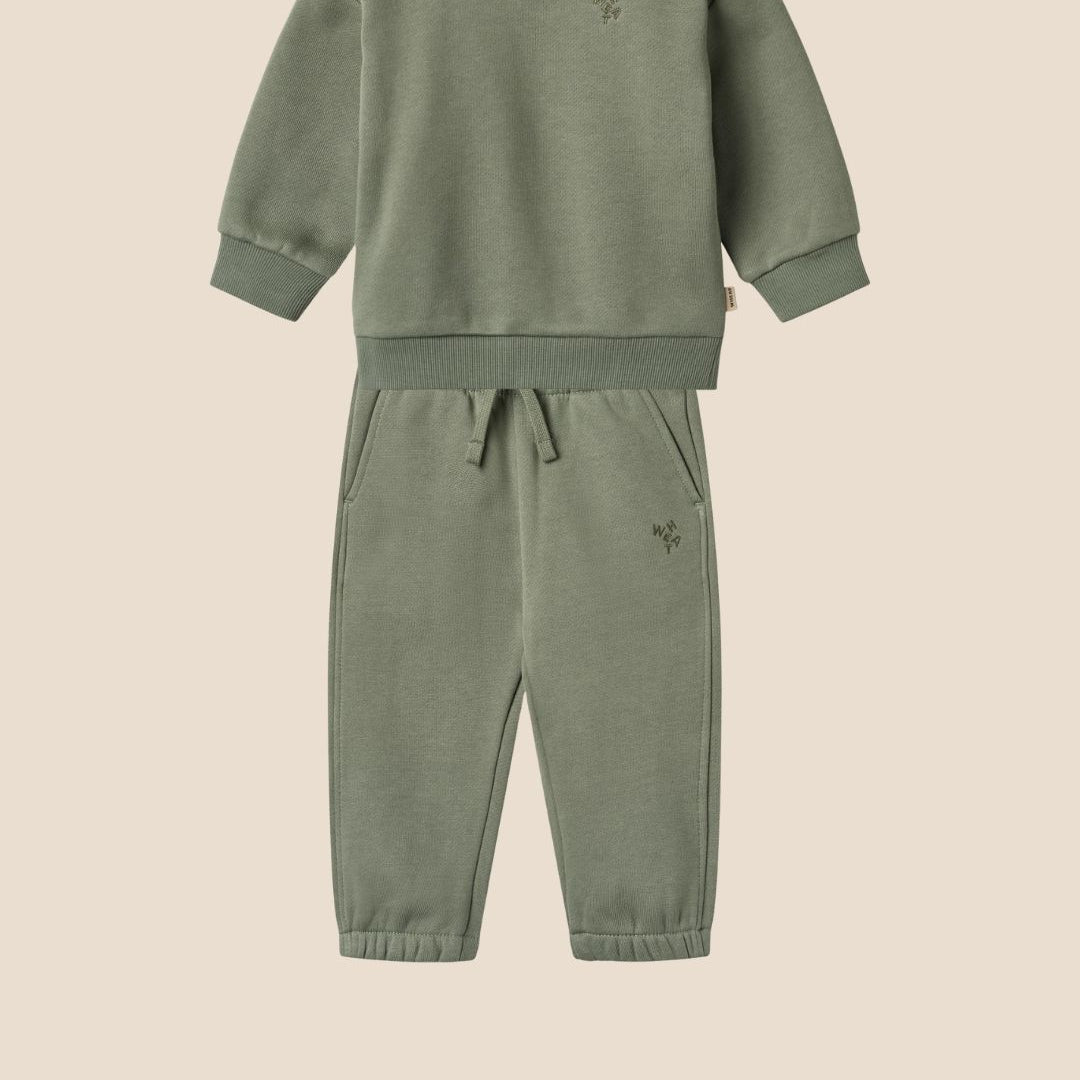 wheat track suit groen baby's