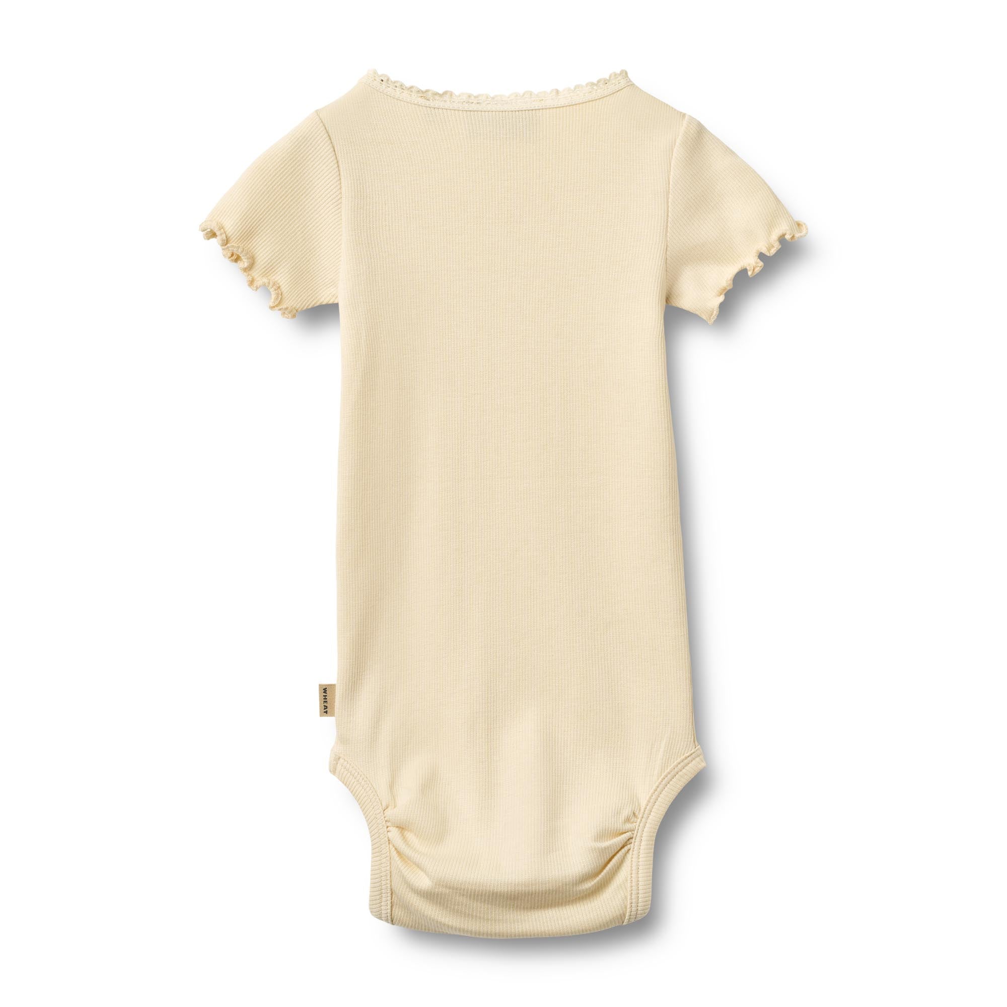 wheat short sleeve rib body edna barely apricot