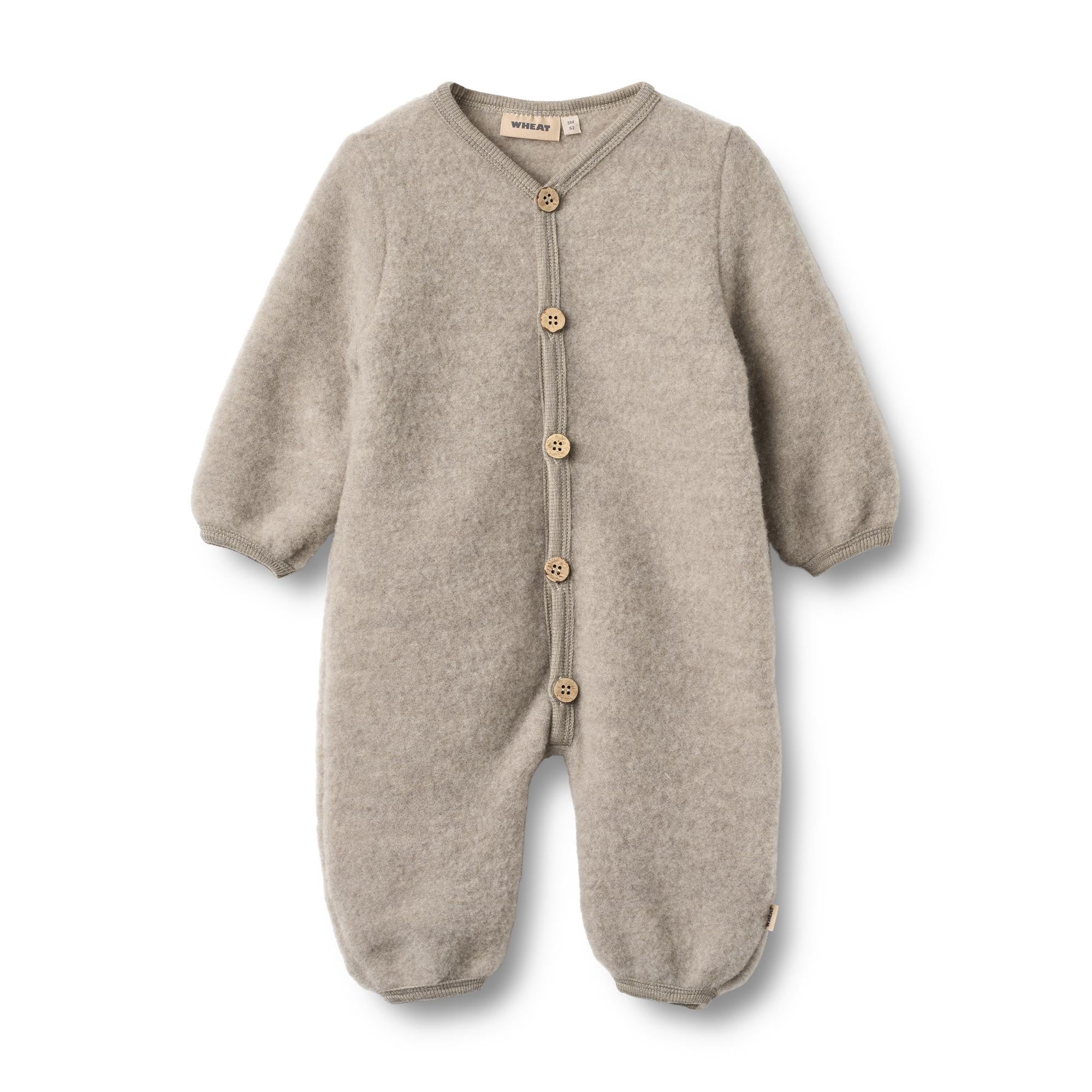 Wheat jumpsuit wol taupe