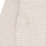 Copenhagen Colors Striped Overslagromper Beige - Nichi Baby Store