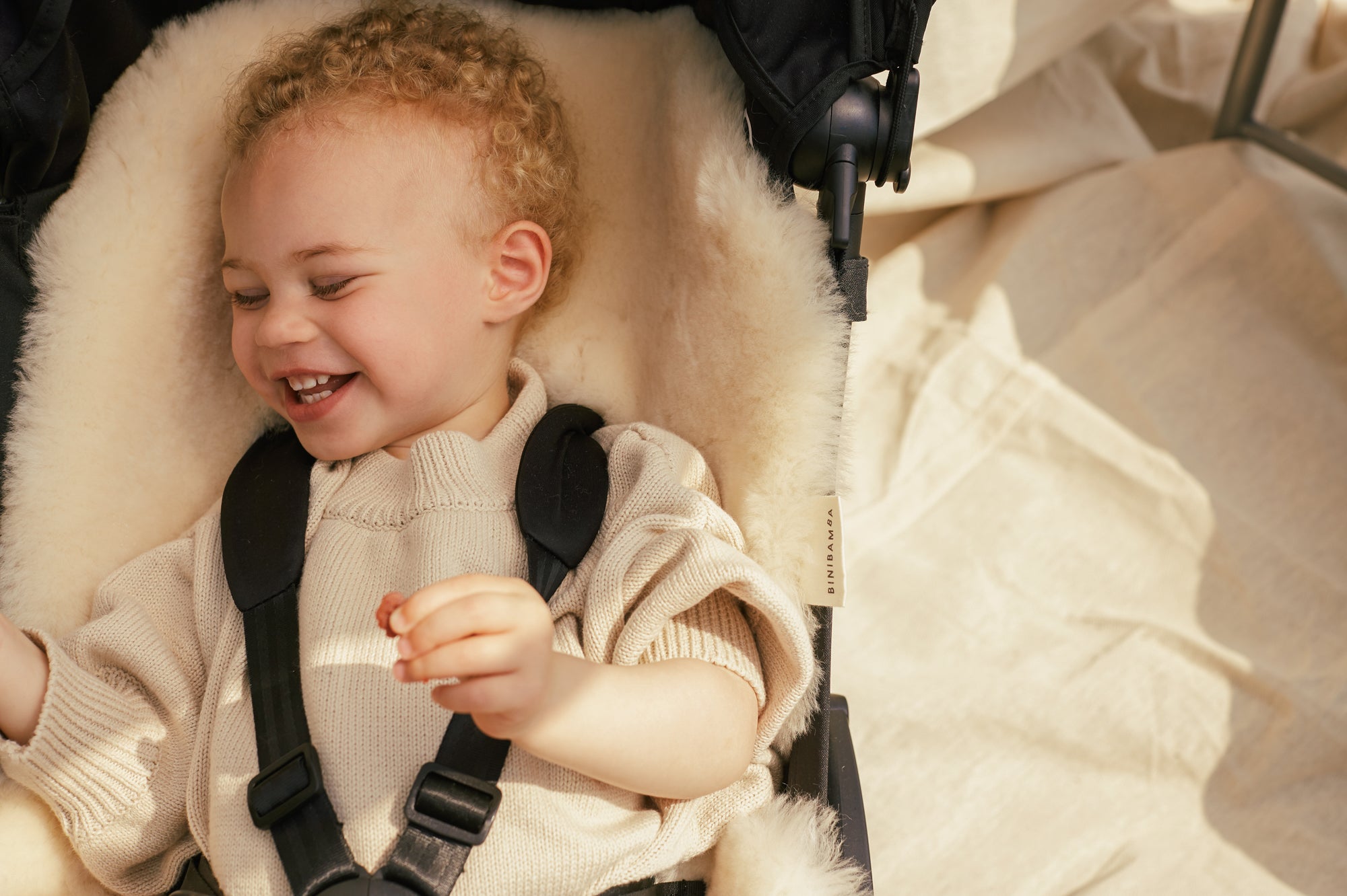 BINIBAMBA Sheepskin Snuggler - Nichi Baby Store