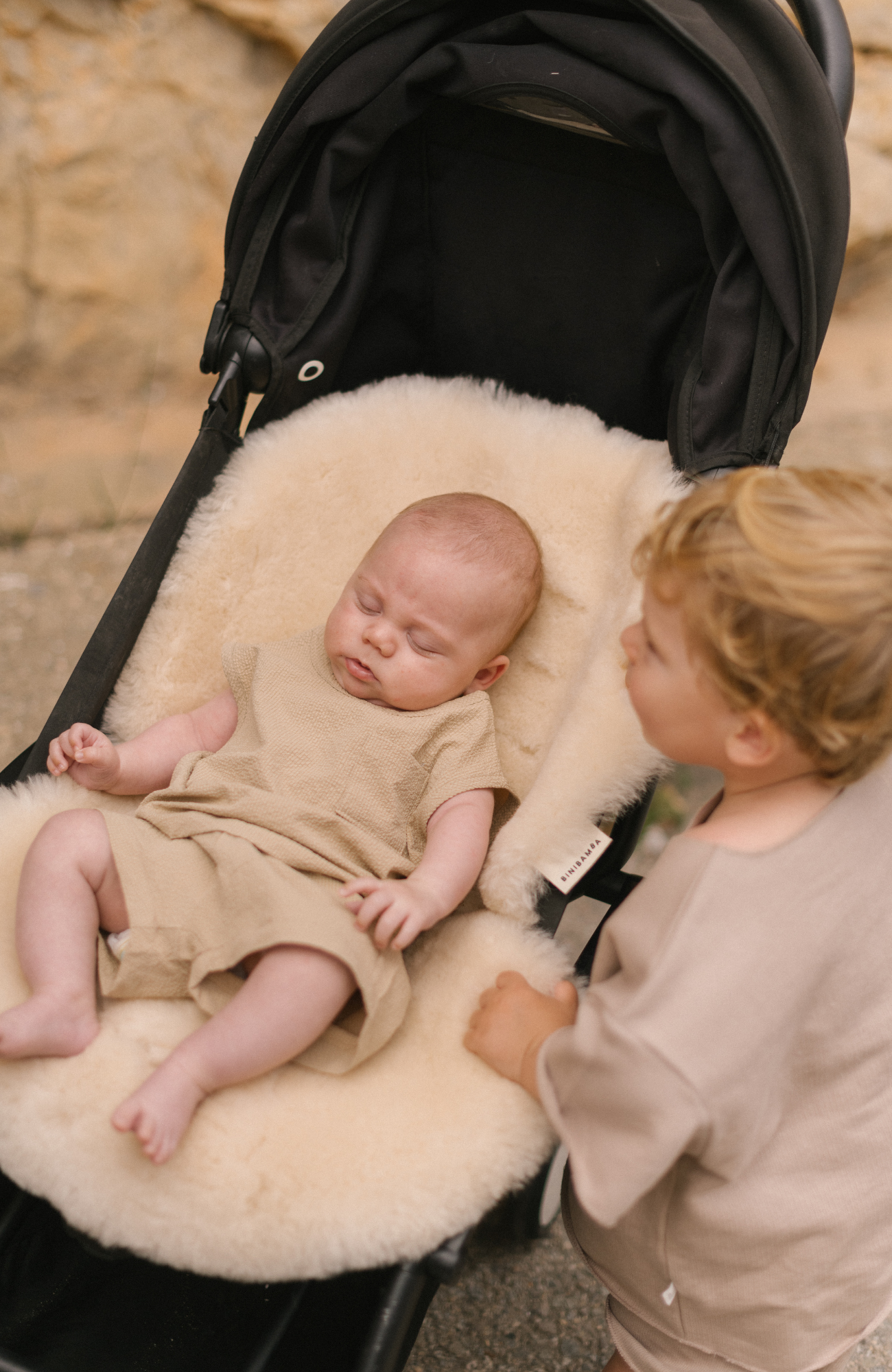 BINIBAMBA Sheepskin Snuggler - Nichi Baby Store