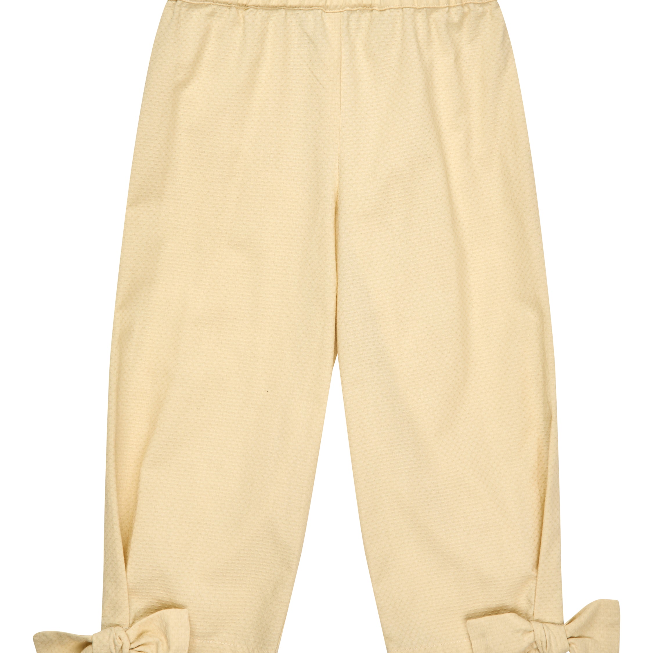 copenhagen colors bow pants pale yellow