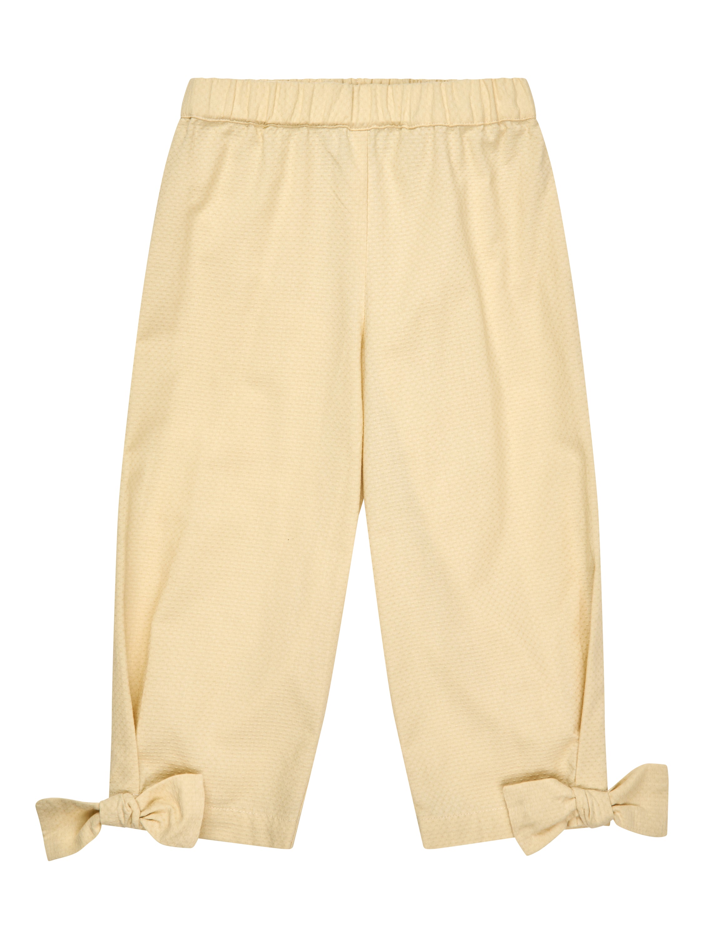 copenhagen colors bow pants pale yellow