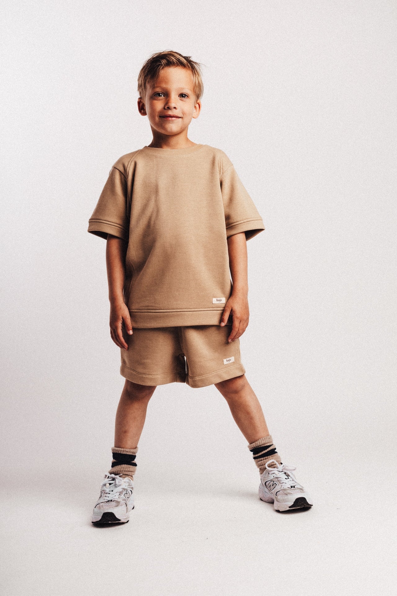 Baje Studio vic sweat t-shirt taupe