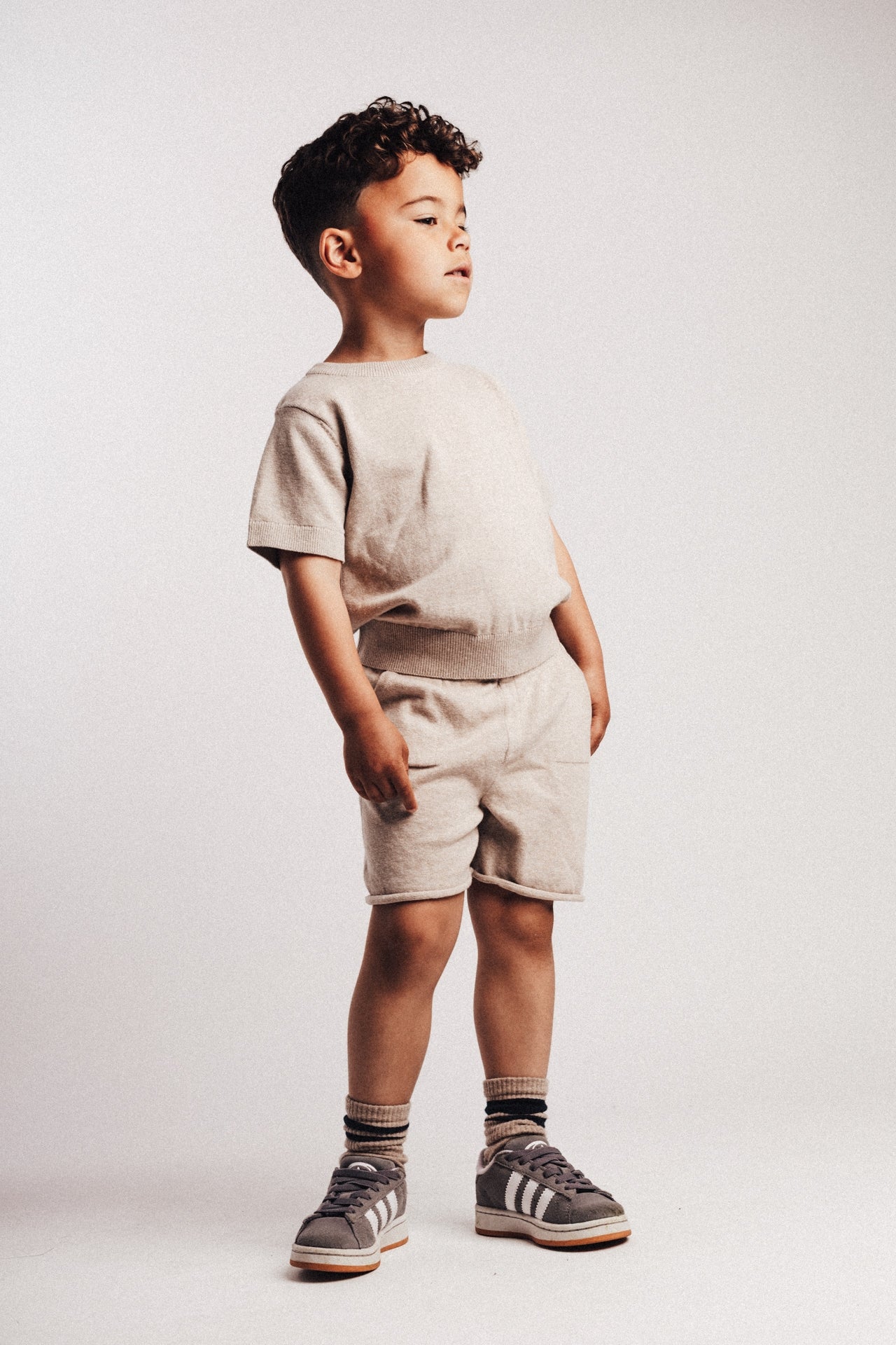 Baje studio gebreide short broek sebastian