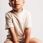 Baje studio jongens t-shirt off white Leon