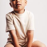 Baje studio jongens t-shirt off white Leon