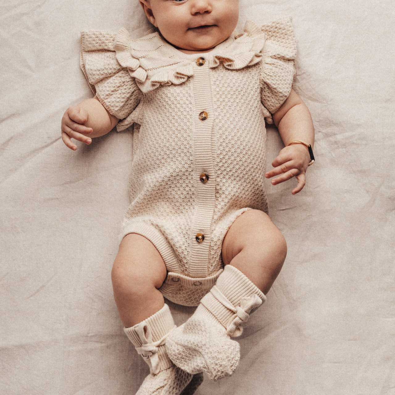 Baje studio lousy romper met ruffles