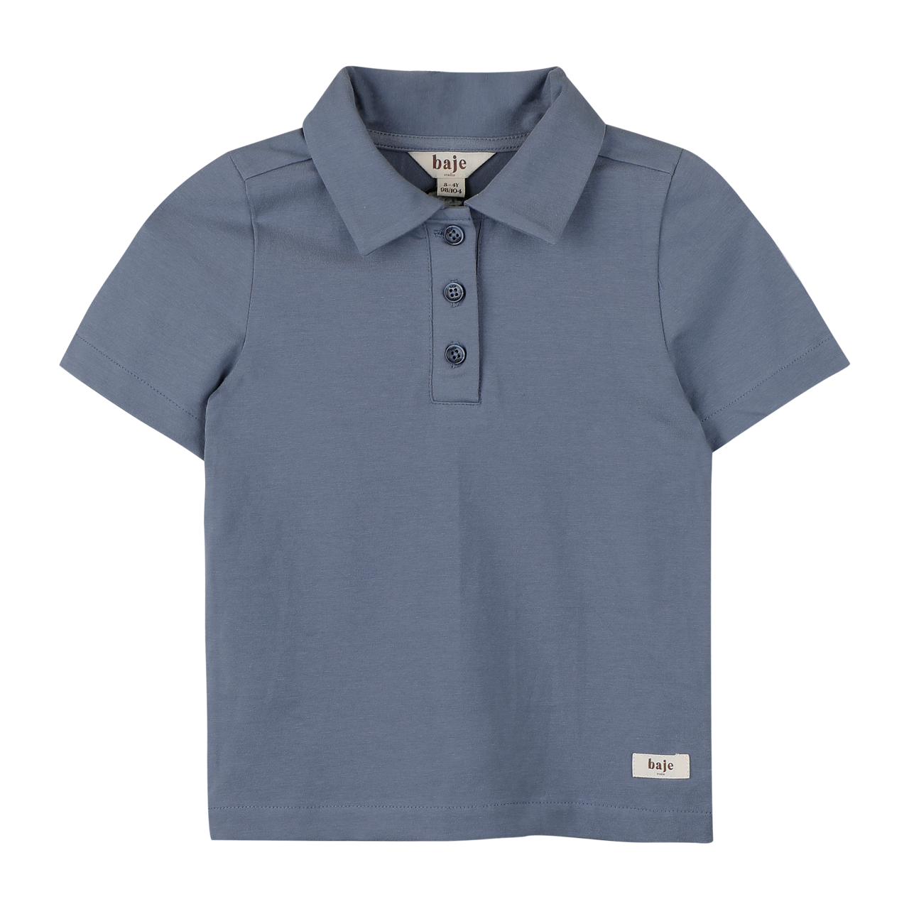 Baje studio mason polo korte mouwen donkerblauw