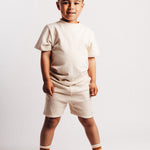 Baje studio wide t-shirt Leon off-white