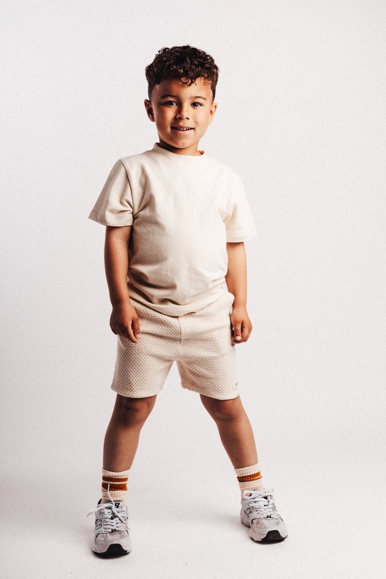 Baje studio wide t-shirt Leon off-white