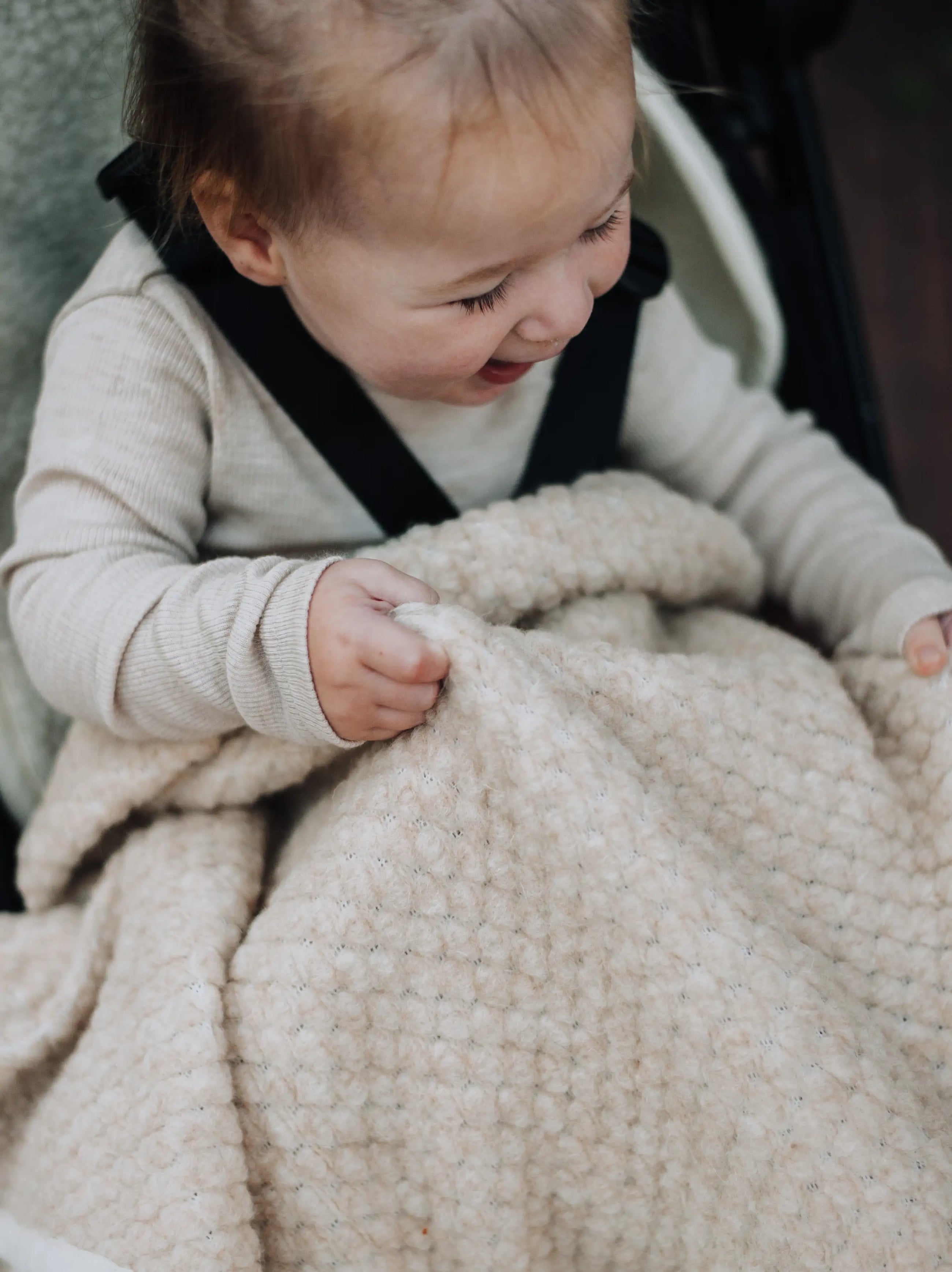 Kico Label Boucle Merinowollen Deken - Nichi Baby Store