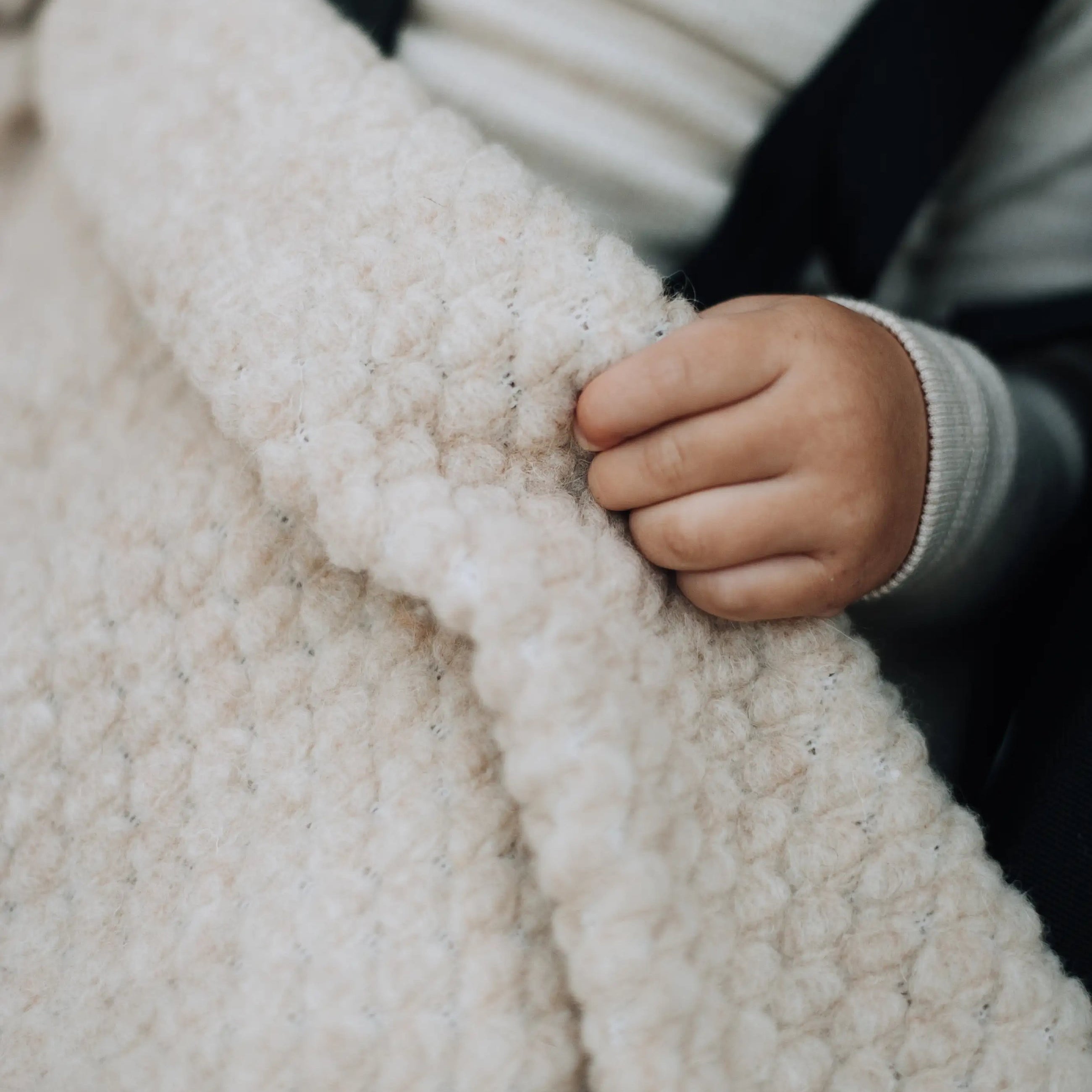Kico Label Boucle Merinowollen Deken - Nichi Baby Store