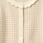 copenhagen colors jacquard vest beige