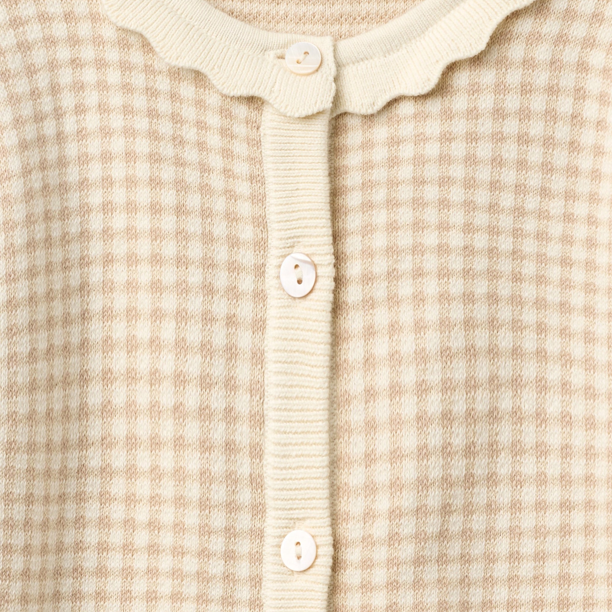 copenhagen colors jacquard vest beige