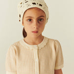 copenhagen colors klassiek vest met korte mouwen beige