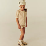 copenhagen colors check jacquard set beige