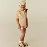 copenhagen colors check jacquard set beige