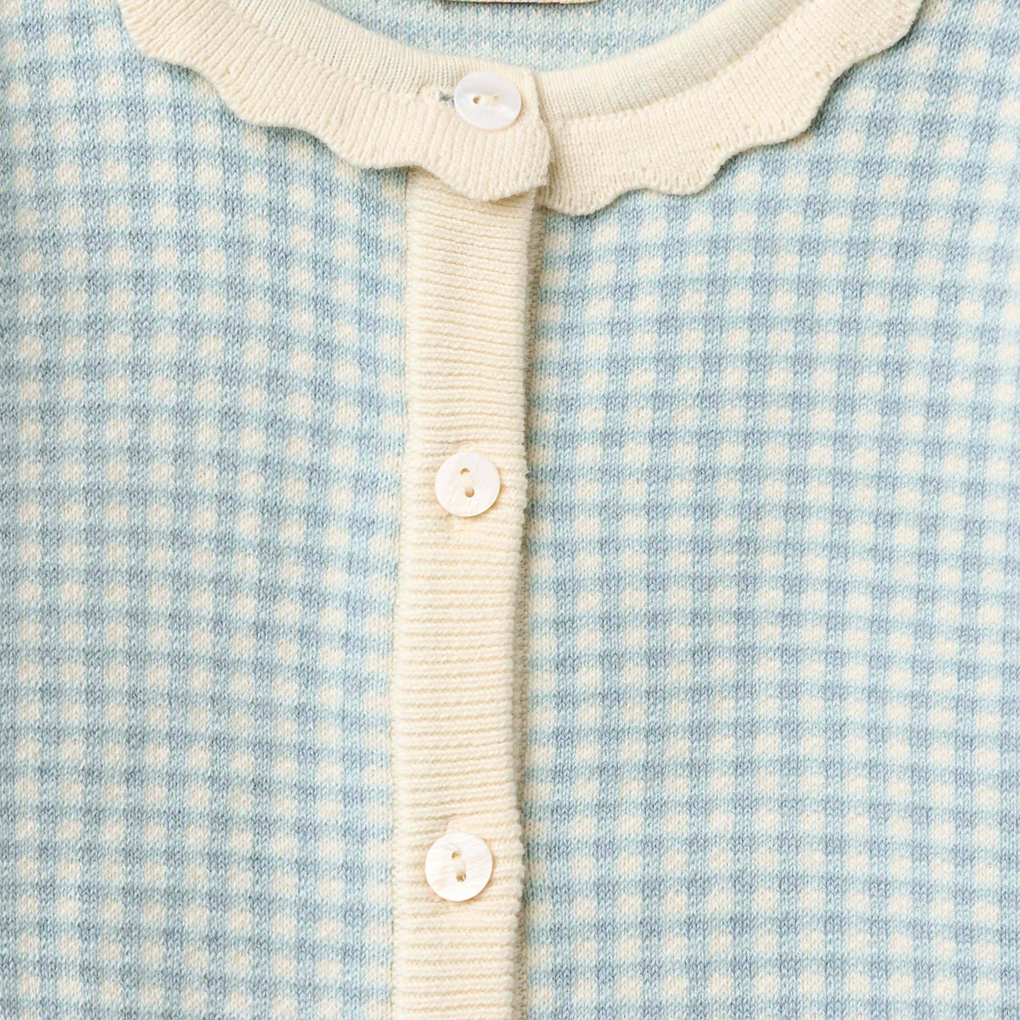 copenhagen colors jacquard vest dusty blue