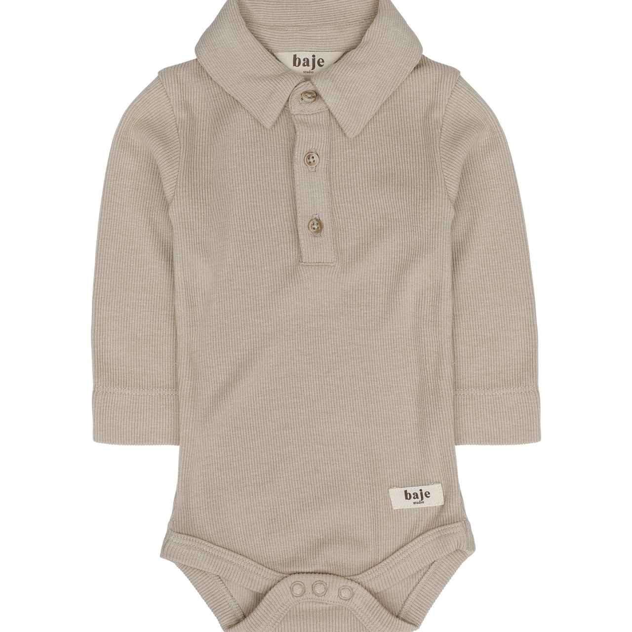 baje studio canias rib romper met kraagje jongens