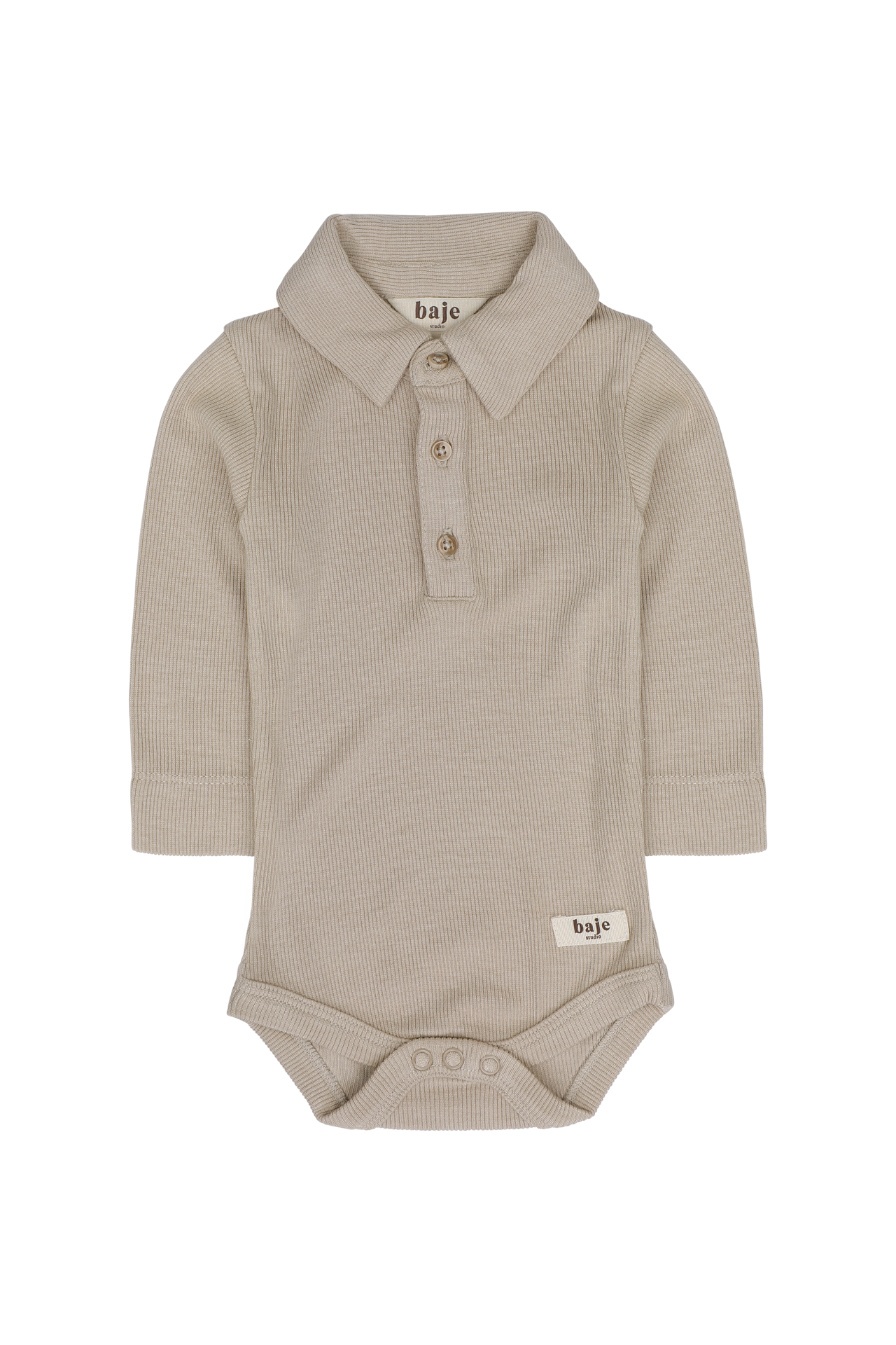 baje studio canias rib romper met kraagje jongens