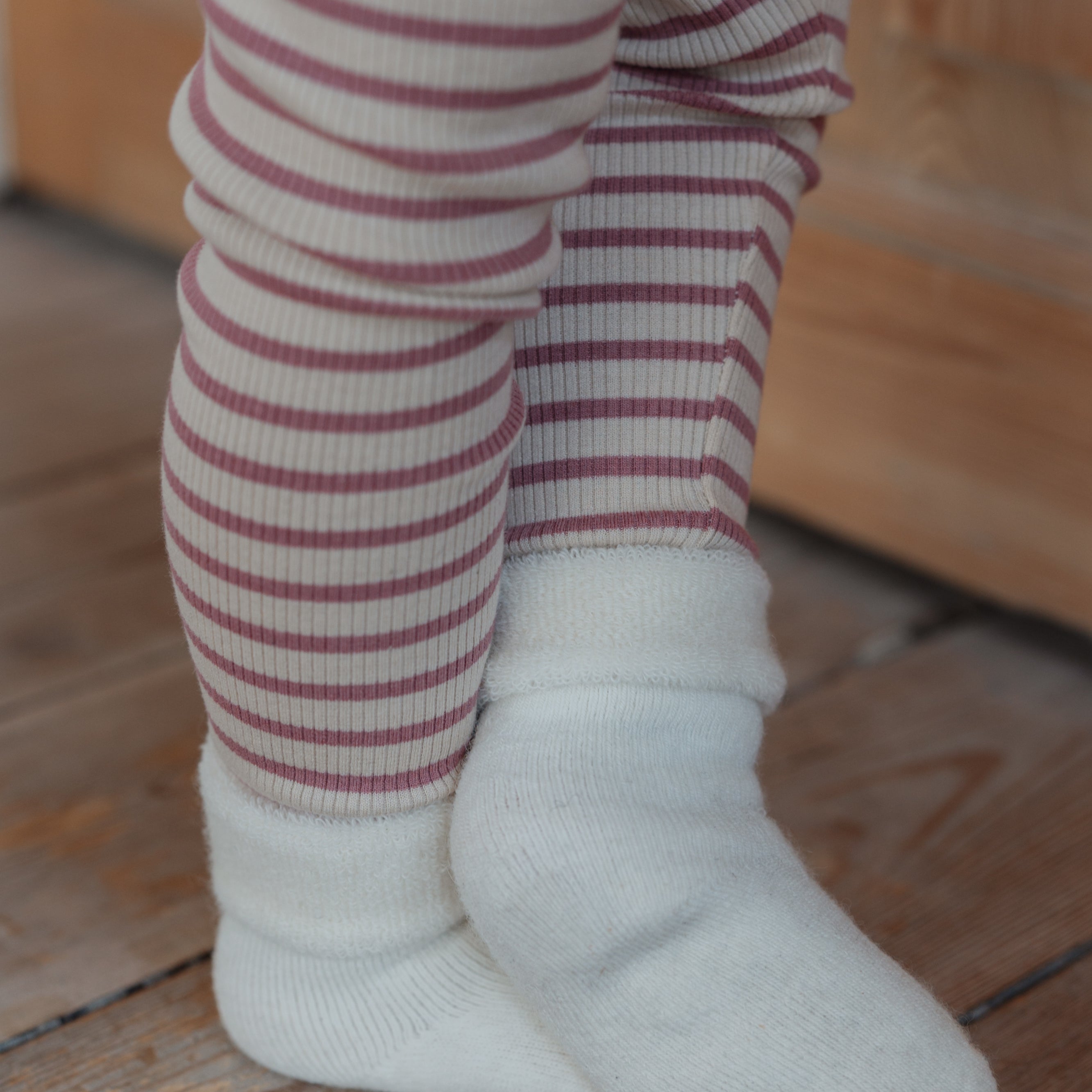 petit piao legging roze streepjes