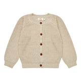 copenhagen colors classic rib knitted cardigan beige