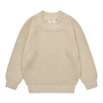 copenhagen colors knitted classic rib blouse beige 