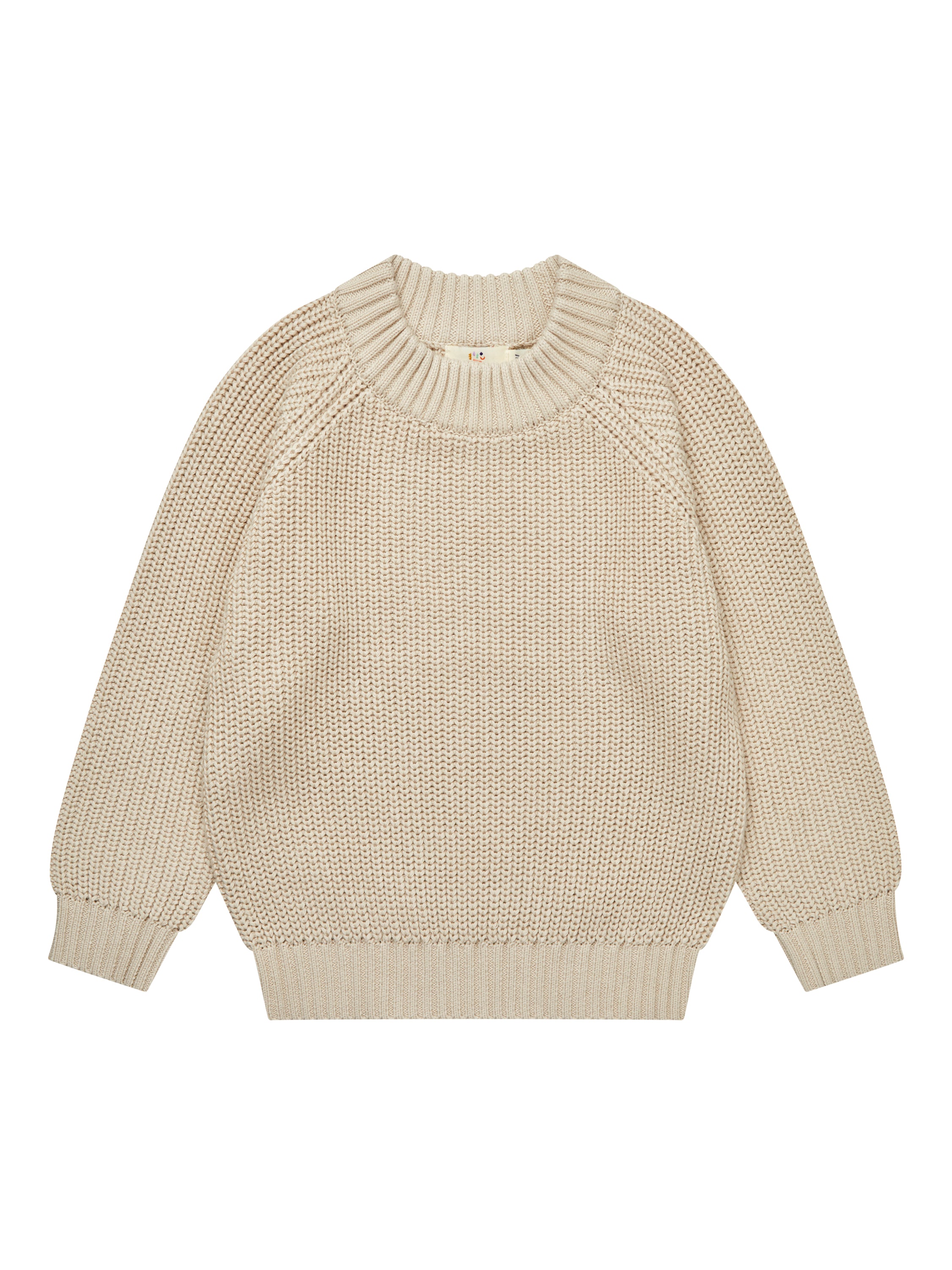 copenhagen colors knitted classic rib blouse beige 